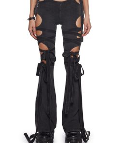 Ambient Wrap Tie Cut-Out Pants