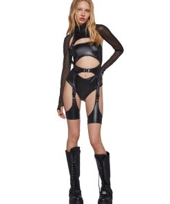 Alternative view of Ambient Vinyl Cargo Romper