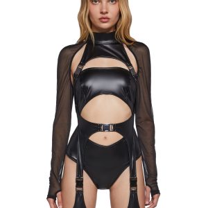 Ambient Vinyl Cargo Romper