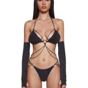 Ambient Strappy Chain Lingerie Set