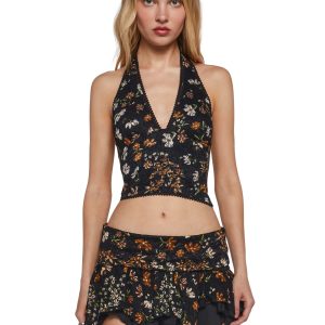 Tales Of Fantasy Halter Top ?C Floral