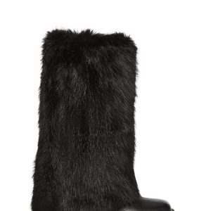 Ahsoka Foldover Flat Boots ??Black