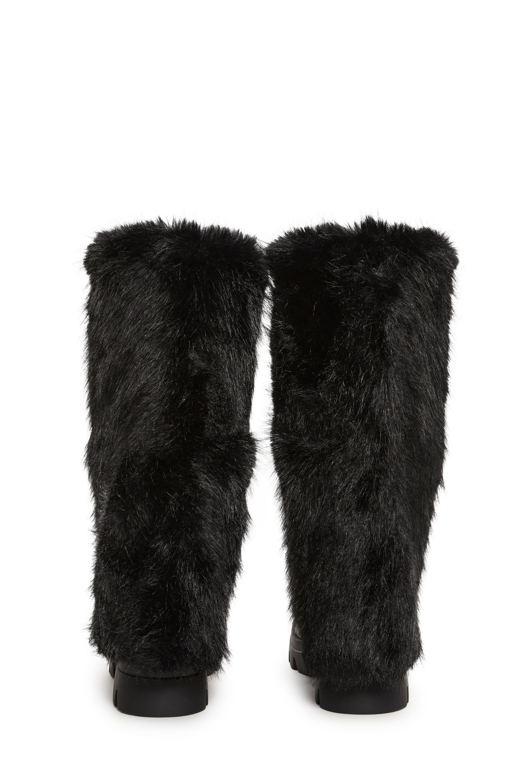 Ahsoka Foldover Flat Boots ??Black - Image 4