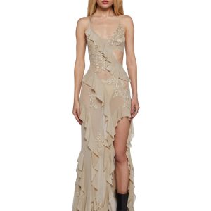 Rebel Mon Amour Maxi Dress ?C Off White