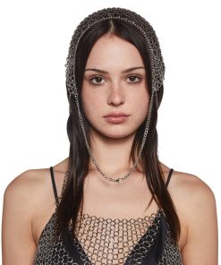 Alternative view of Ambient Chainmail Head Scarf