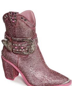 Alternative view of Sharp Sheriff Shine Cowboy Boots - Pink