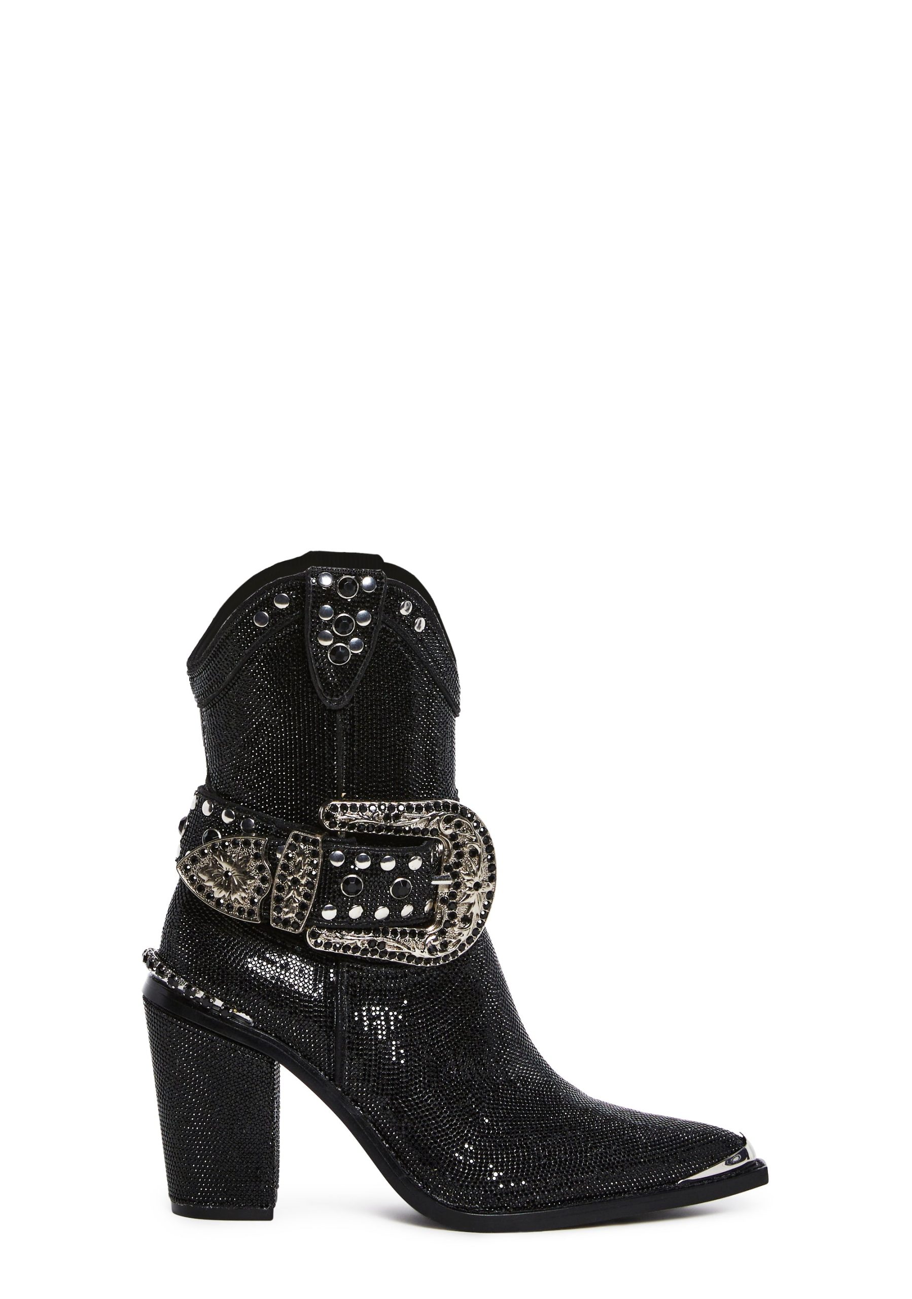 Sharp Sheriff Shine Cowboy Boots ?C Black