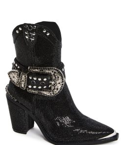 Alternative view of Sharp Sheriff Shine Cowboy Boots - Black