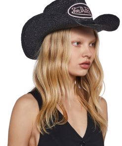 Alternative view of Von Dutch Cowboy Hat - Black