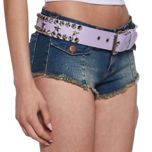 Star Studded Belt ?C Purple