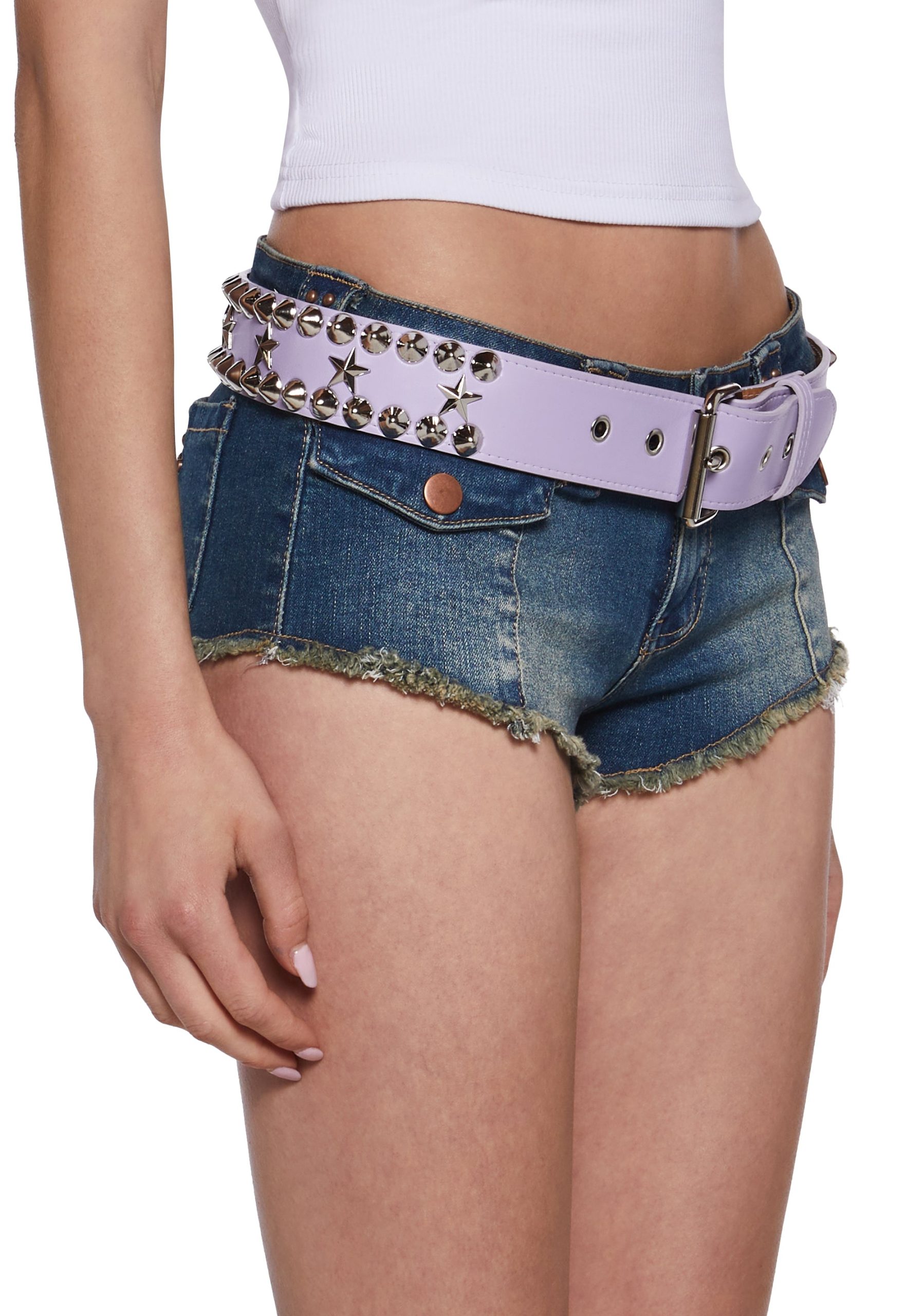 Star Studded Belt ?C Purple