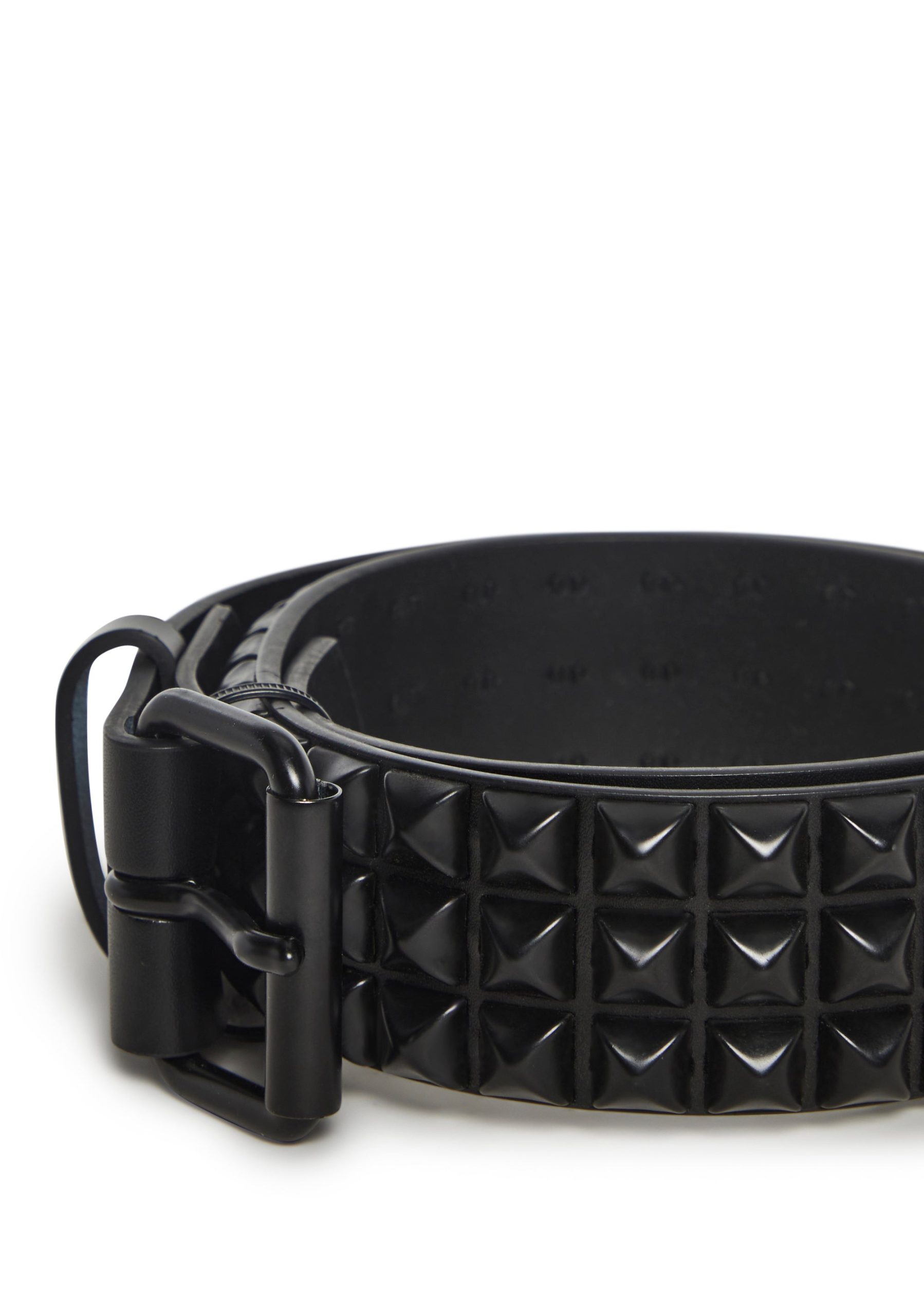 Wide Pyramid Studded Belt ?C Black - Image 5