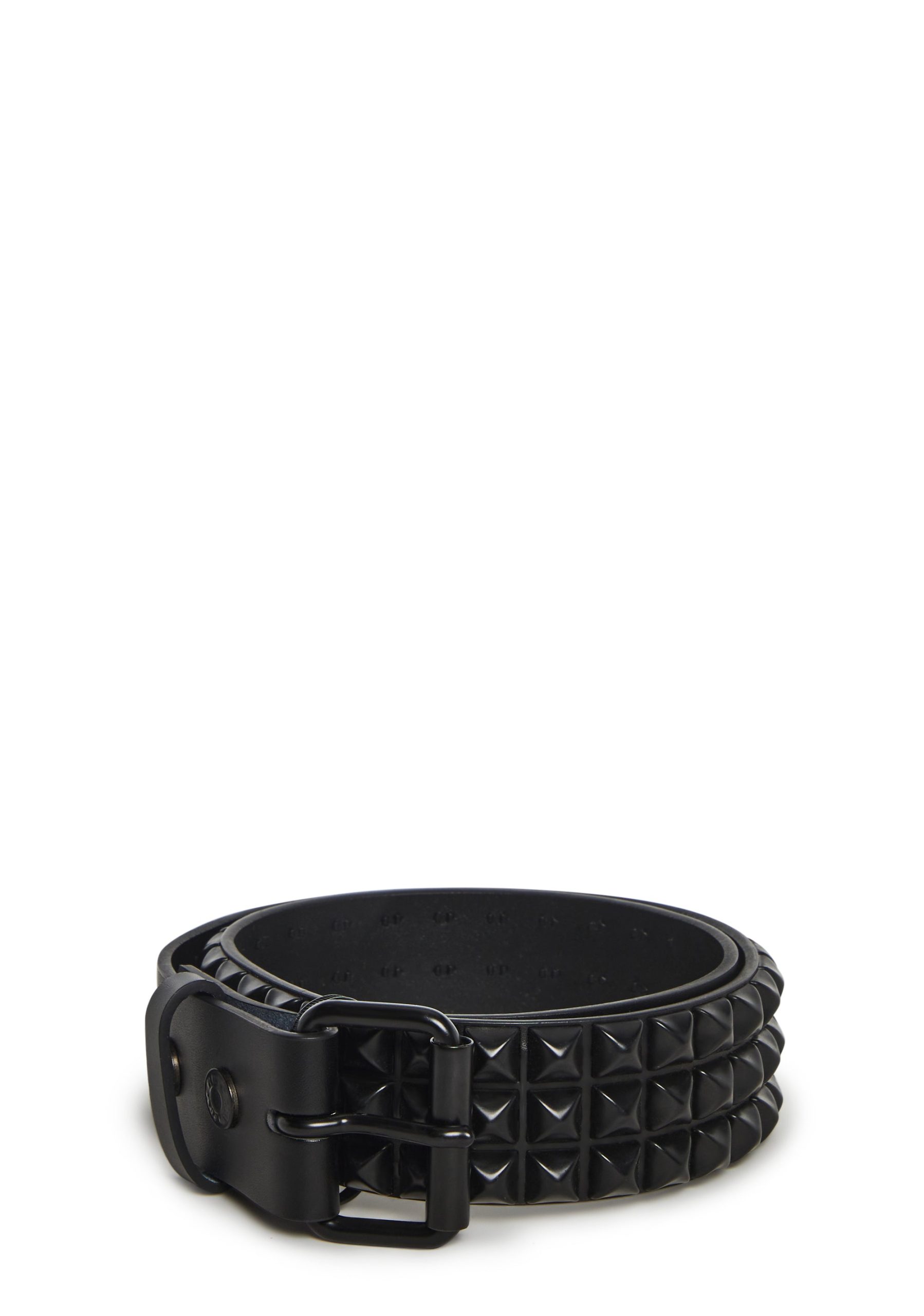 Wide Pyramid Studded Belt ?C Black - Image 6