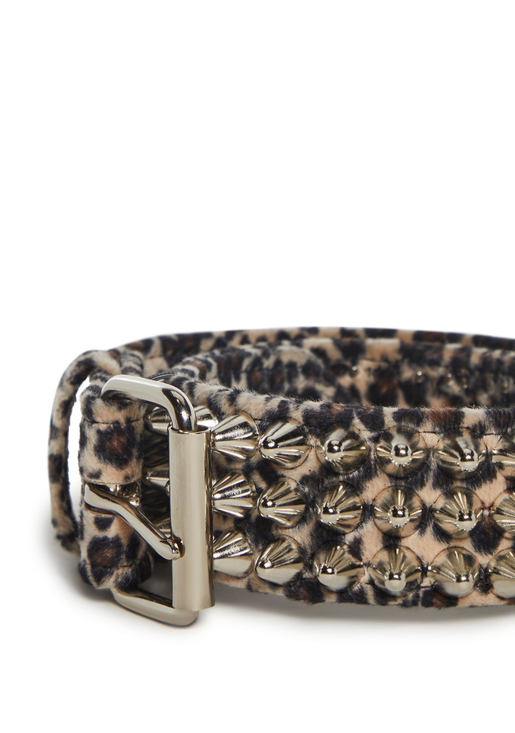 Large Conical Studded Waist Belt ?C Leopard - Image 4