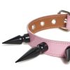 Extra Long Spiked Choker ?C Pink