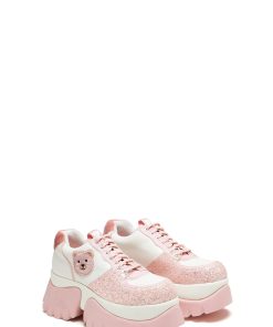Alternative view of Bear Blushes Chunky Glitter Trainers - Pink