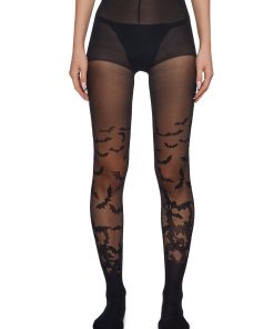 Creep It Real Sheer Bat Tights