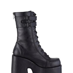 CAMEL-250 Platform Mid-Calf Boots