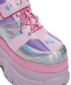 Alternative view of Fairywalker Platform Sneakers - Holographic
