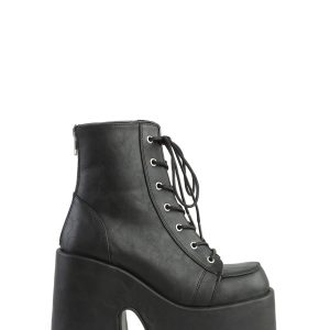 Camel-203 Platform Ankle Boots