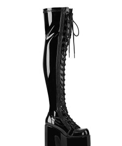 Alternative view of Camel-300 Platform Thigh High Boots