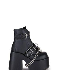 Camel-205 Platform Ankle Boots