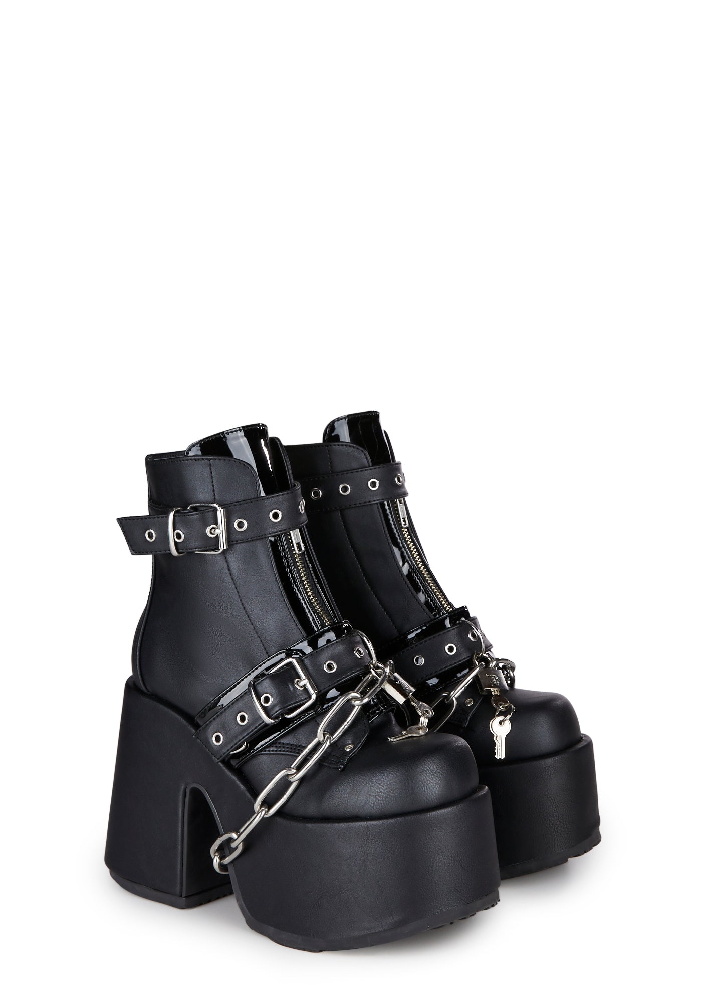 Camel-205 Platform Ankle Boots - Image 3
