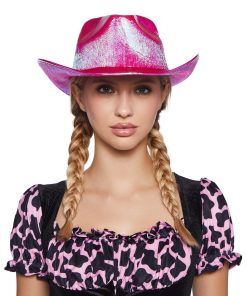 Metallic Pink Cowboy Hat