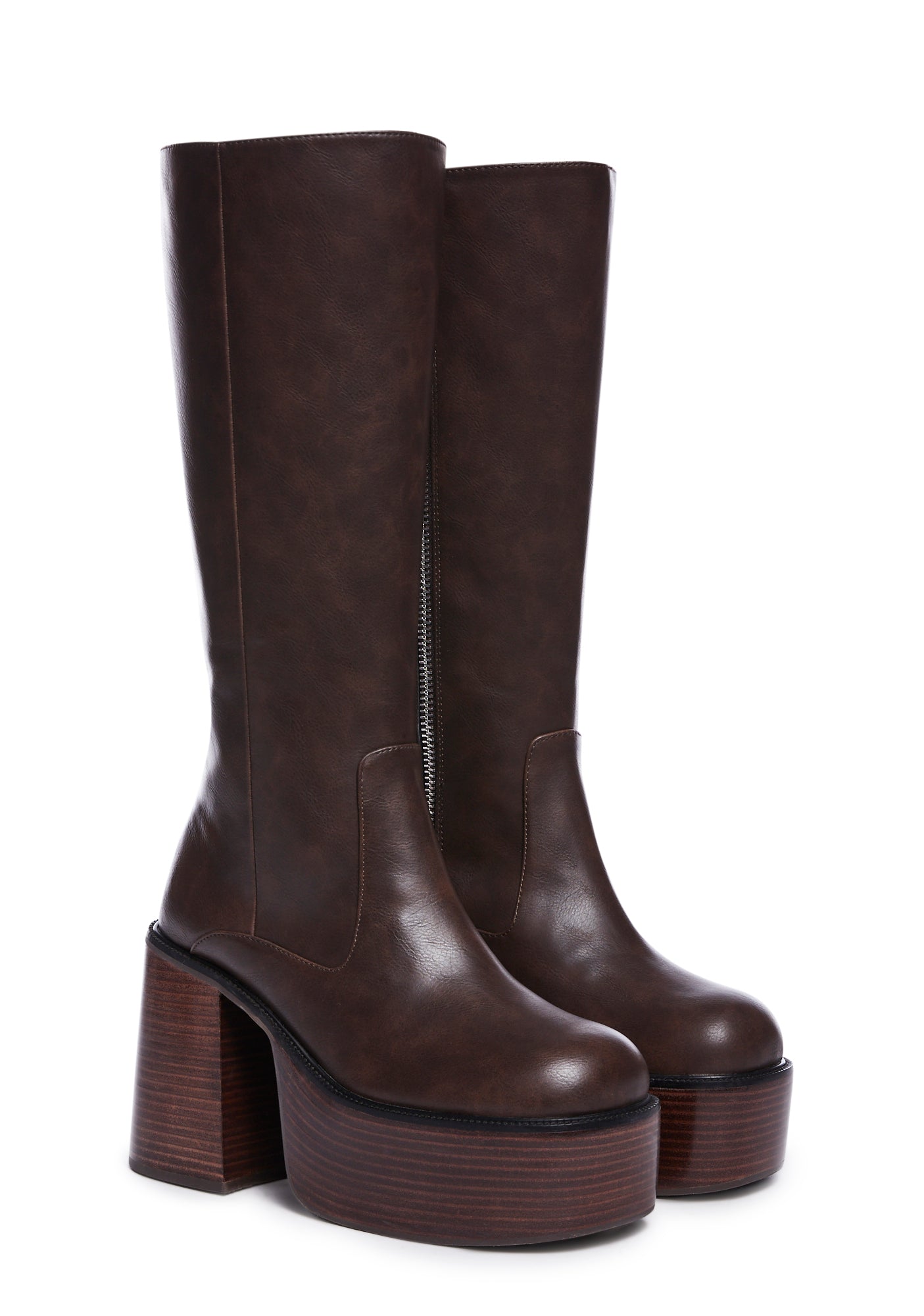 Vintage Soul Knee High Boots ?C Chocolate - Image 3