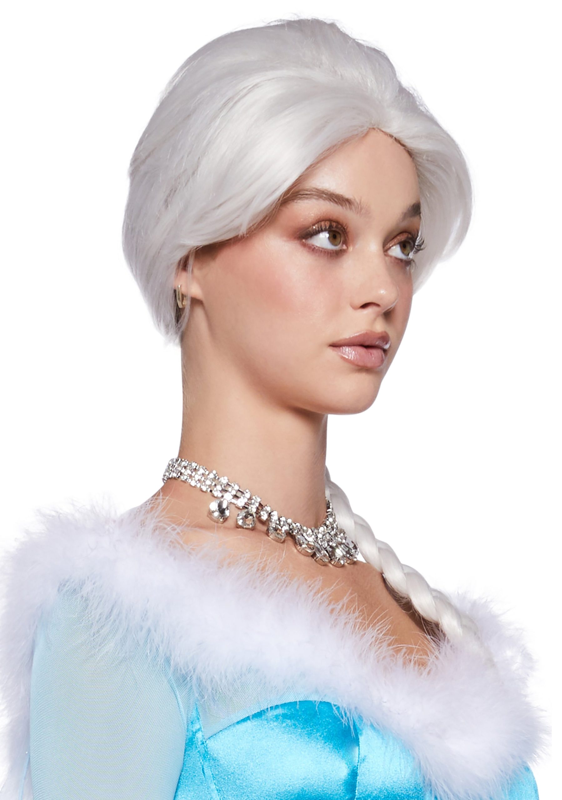 Build A Snowman Braided Wig - Image 3
