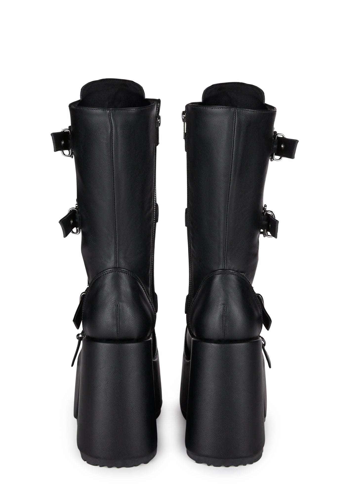 Camel-115 Platform Mid-Calf Boots - Image 4
