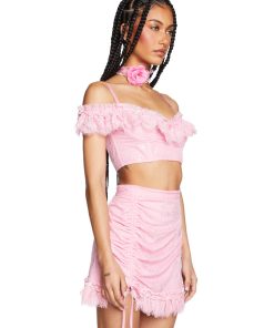 Alternative view of A Greater Love Crop Top
