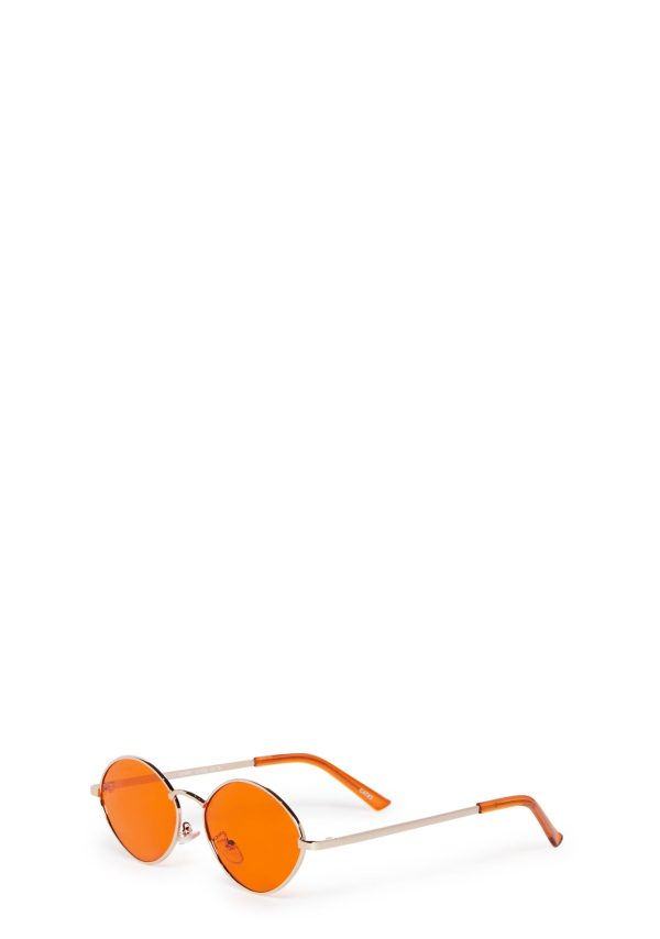 Cruisin' The Block Oval Sunglasses ?C Orange