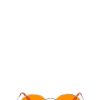 Cruisin' The Block Oval Sunglasses ?C Orange