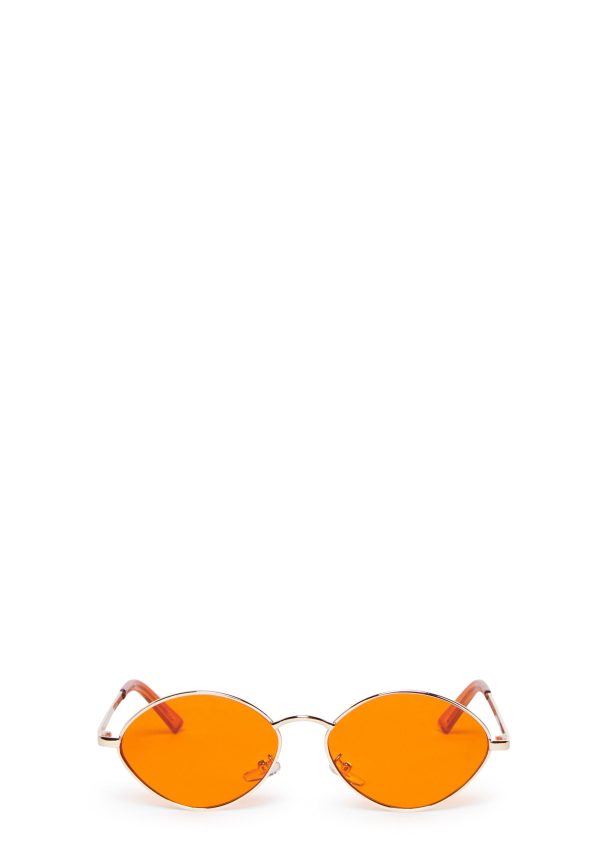 Cruisin' The Block Oval Sunglasses ?C Orange