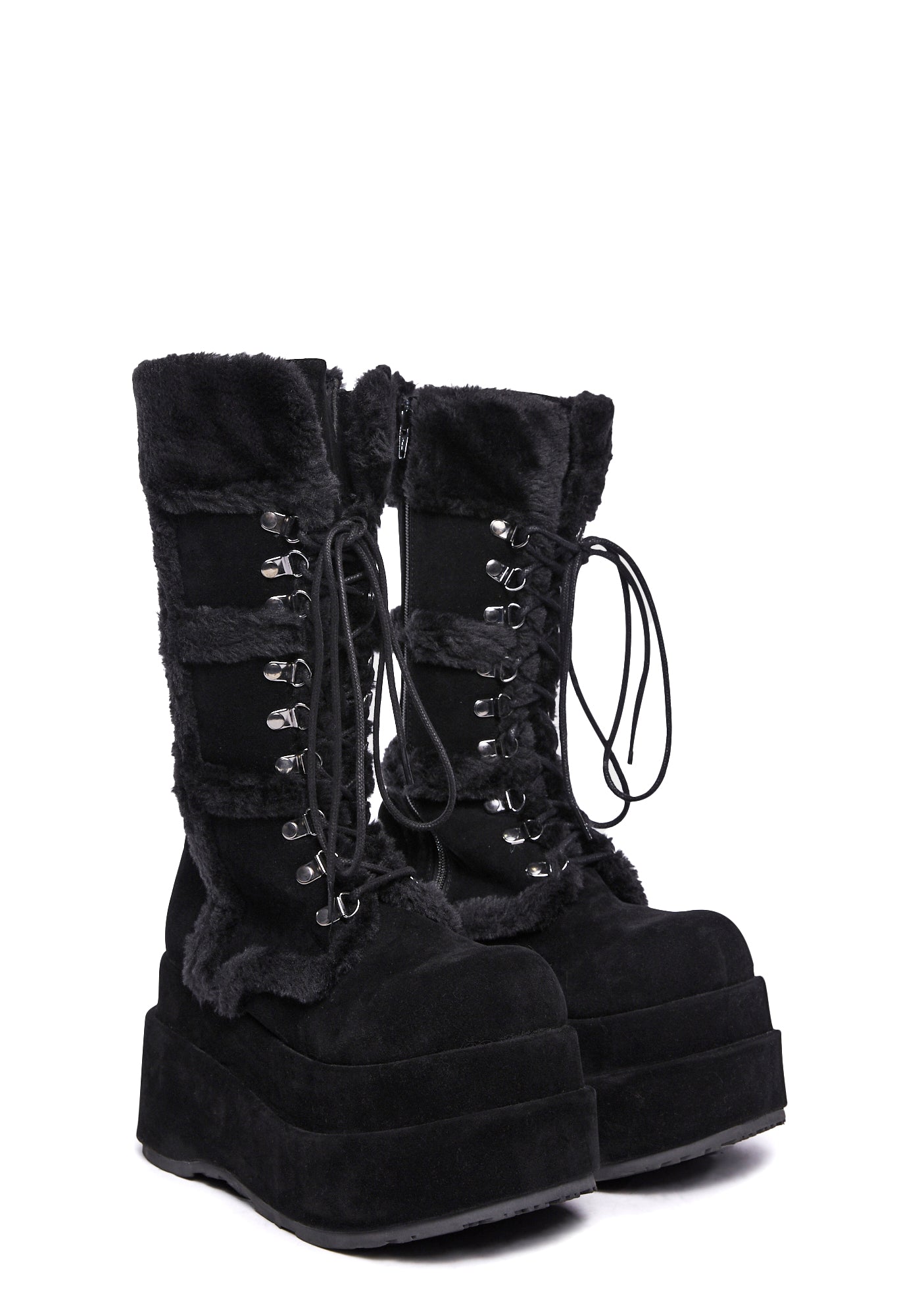 Bear-202 Calf High Boots - Image 3