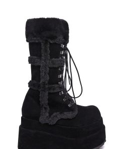 Bear-202 Calf High Boots
