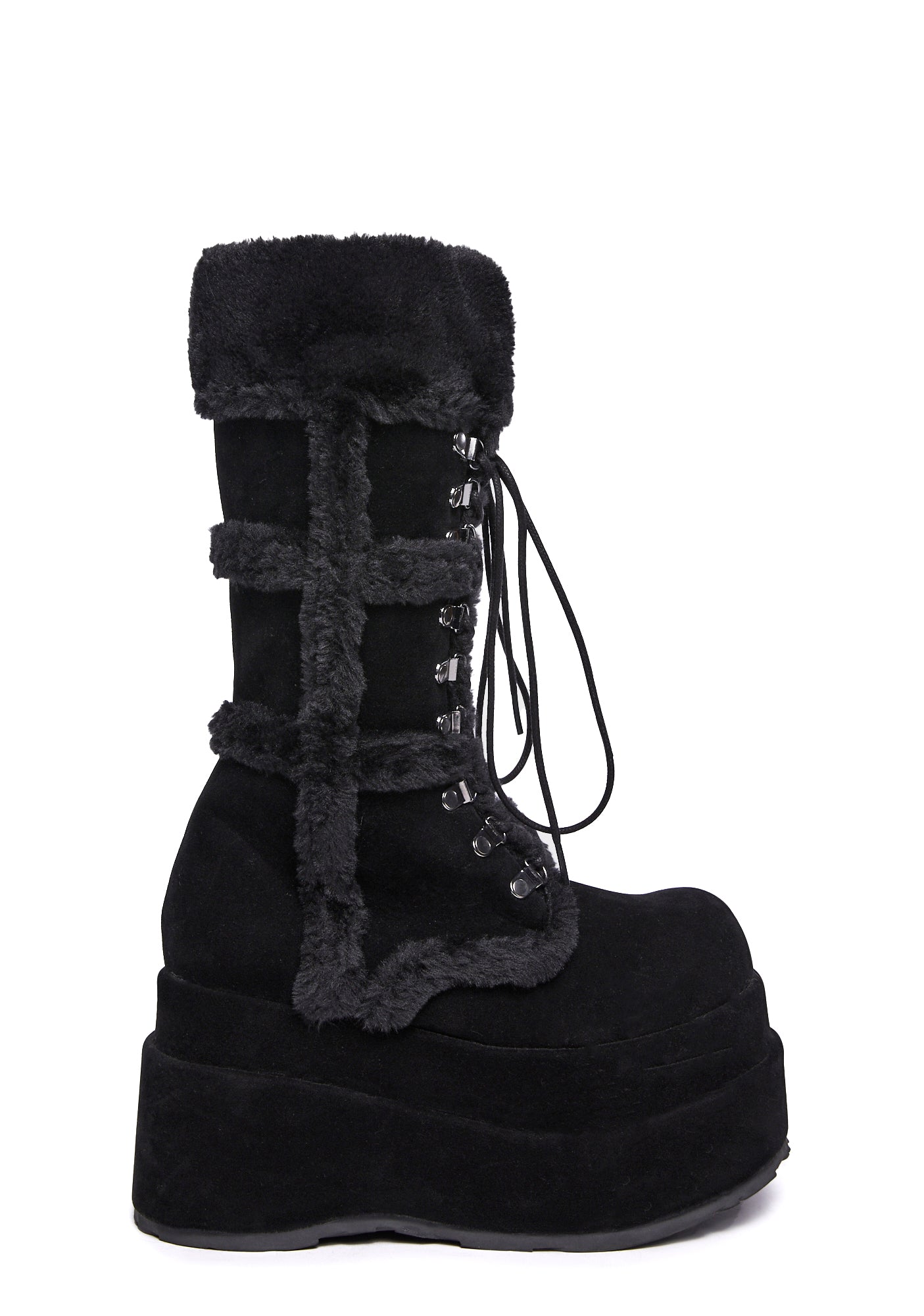 Bear-202 Calf High Boots